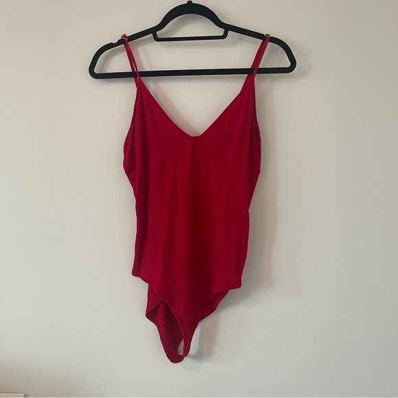 Forever 21 Red Bodysuit - Picture 2 of 9